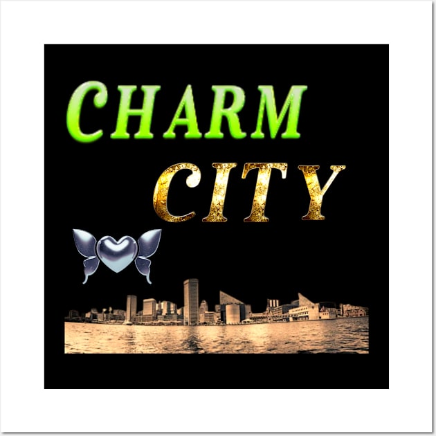 CHARM CITY BALTIMORE DESIGN Wall Art by The C.O.B. Store